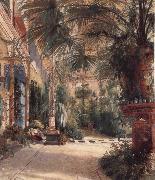 Carl Blechen The Palm House on the Pfaueninel oil painting on canvas